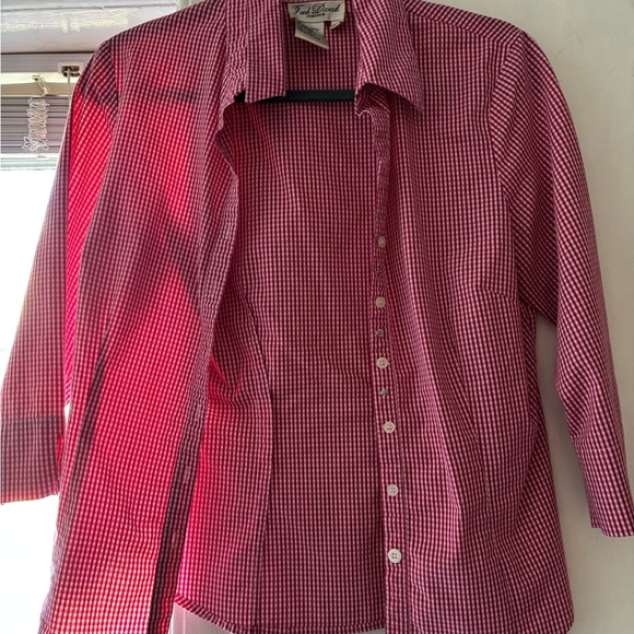 VINTAGE - Fred David Button Down in Gingham - Picture 4 of 6
